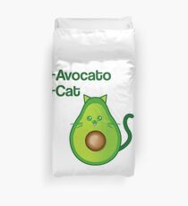 Avocat tee Avogato Addict shirt for avocato and catlover Duvet Cover
