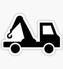 Towing car wrecker Sticker