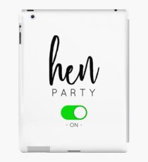 HEN PARTY - color iPad Case/Skin