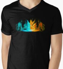Avatar - Agni Kai T-Shirt mit V-Ausschnitt für Männer