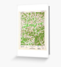 USGS TOPO Map Kentucky KY Blackwater 803342 1952 24000 Greeting Card