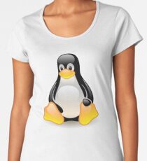 Linux Penguin Women's Premium T-Shirt