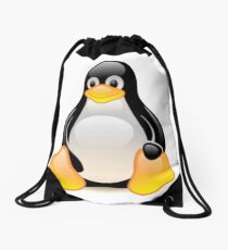Linux Penguin Drawstring Bag