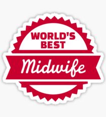World's best Midwife Sticker