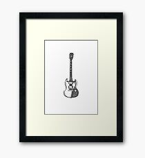 Guitar gibs Framed Print