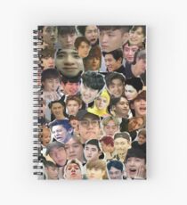 EXO - Meme Gesichtscollage Spiralblock