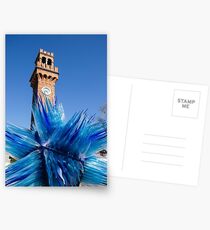 Murano Glass Blues Postcards