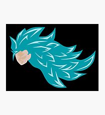 SSJ3 Blue Head Photographic Print