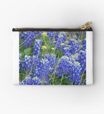 Bluebonnets and Wild Mustard Studio Pouch