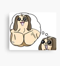 Buff Puppy Canvas Print