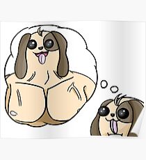 Buff Puppy Poster
