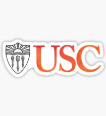 USC Watercolor Sticker