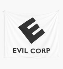 Evil Corp ~ Black Wall Tapestry