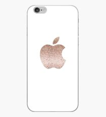 Apple rose gold glitter iPhone Case