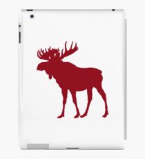 Moose: Rustic Red iPad Case/Skin