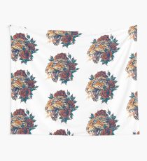 Verzierter Leopard (Farbversion) Wandbehang