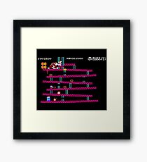 Donkey Kong retro game Framed Print