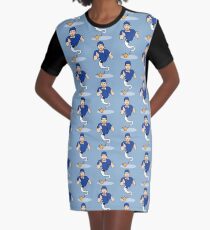 Joe Be A Genie Graphic T-Shirt Dress