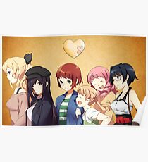 Katawa Shoujo Characters Quality Art Print Poster