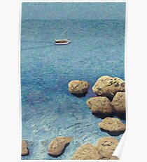 mediterranean sea (Antalya, Turkey) Poster