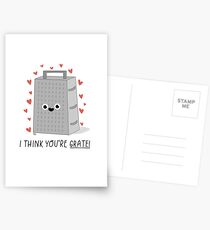 I Think You're Grate! Postcards