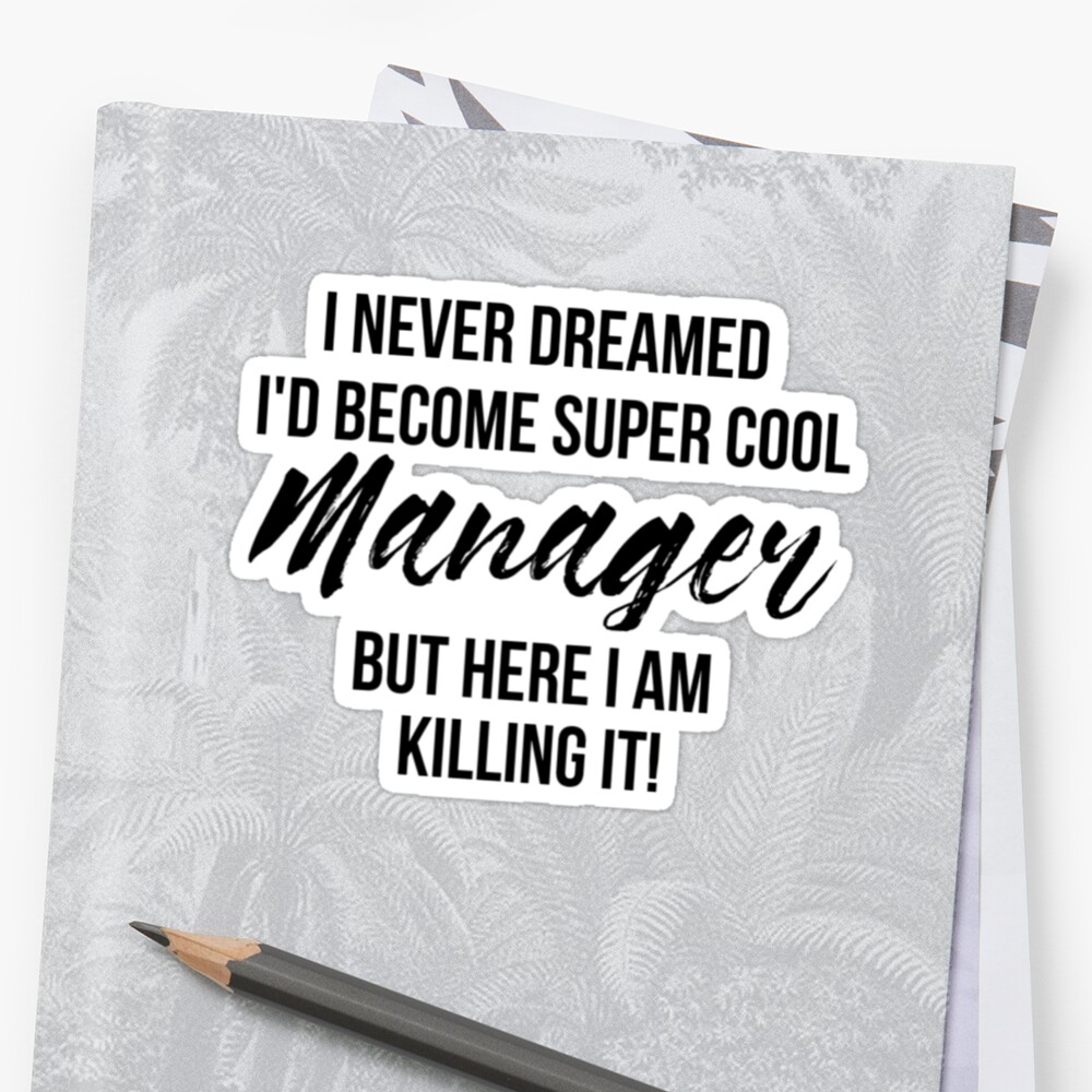 super-cool-manager-stickers-by-renware-redbubble