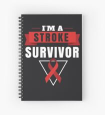 Cuaderno de espiral Soy un sobreviviente de accidente cerebrovascular