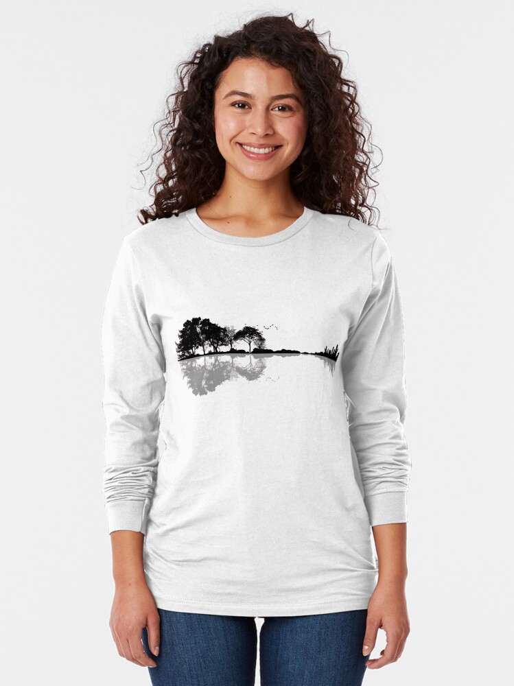 Alternate view of Nature Guitar Long Sleeve T-Shirt