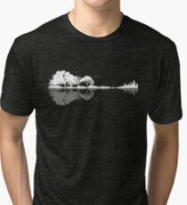 Camiseta de tejido mixto Naturaleza Guitarra