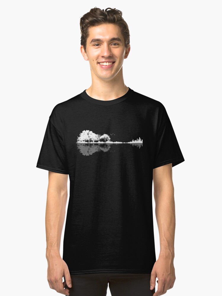 Alternate view of Nature Guitar Classic T-Shirt