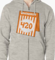 Whataburger Table Tent - 420 Zipped Hoodie