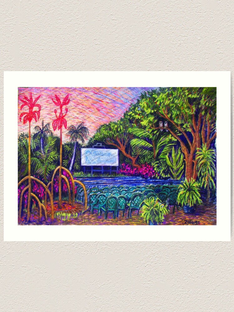 Alternate view of Silver screen Art Print