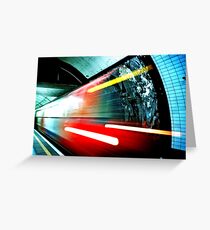 London Underground Greeting Card