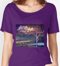 MYSTIC EVENING Women's Relaxed Fit T-Shirt