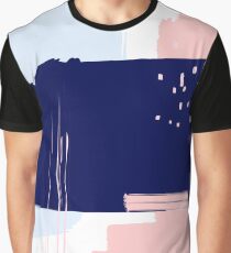 Modern Abstract Brush Stroke Art Graphic T-Shirt
