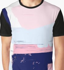 Modern Abstract Brush Stroke Art Graphic T-Shirt