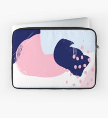 Modern Abstract Brush Stroke Art Laptop Sleeve
