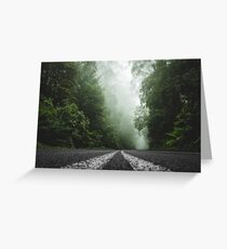 Misty Otway Forest Greeting Card