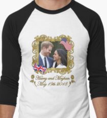 Prince Harry and Meghan Markle Men's Baseball ¾ T-Shirt