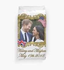 Prince Harry et Meghan Markle Housse de couette