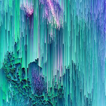 Artwork thumbnail, Emerald City - Glitch Abstract Pixel Art by InsertTitleHere