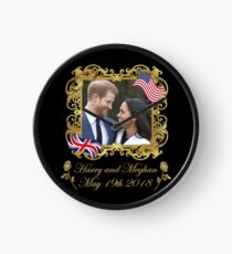 Prince Harry and Meghan Markle Clock