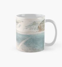 Vintage Illustration der Niagarafälle (1845) Tasse (Standard)