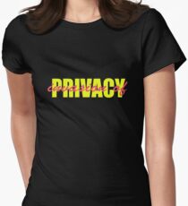 PRIVACY Women's Fitted T-Shirt