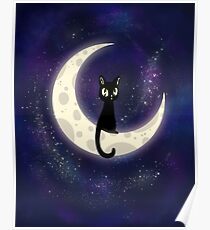 The Moon's Cat Poster