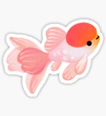 Cherry blossom goldfish 1 Sticker