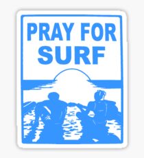 Pray For Surf Sticker