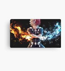 Todoroki BNHA Canvas Print