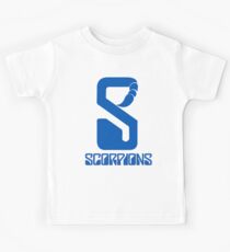 Camiseta para niños Escorpiones azules