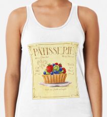 French Patisserie Art, Fruit Tart Women's Tank Top